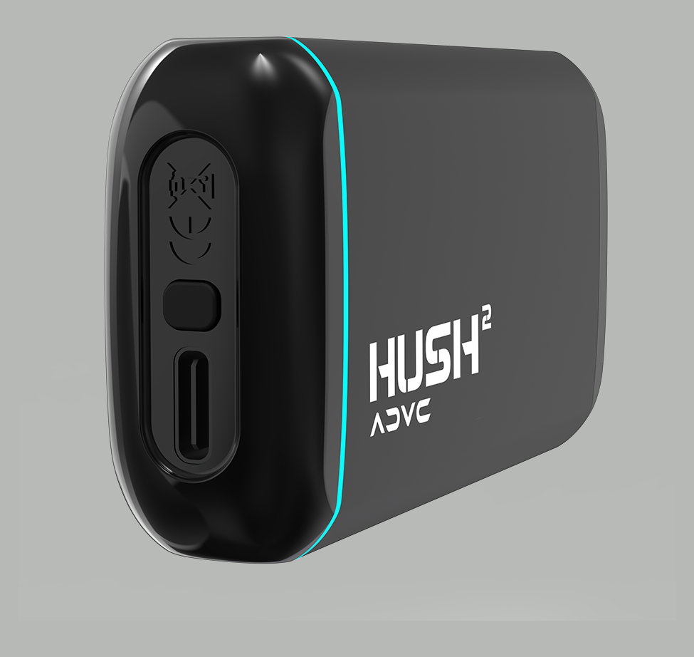 Nova-Hush-ADVC-Dark-Grey-Back-Podium-510-Vape-Battery-CBD-Device-Sale-Price