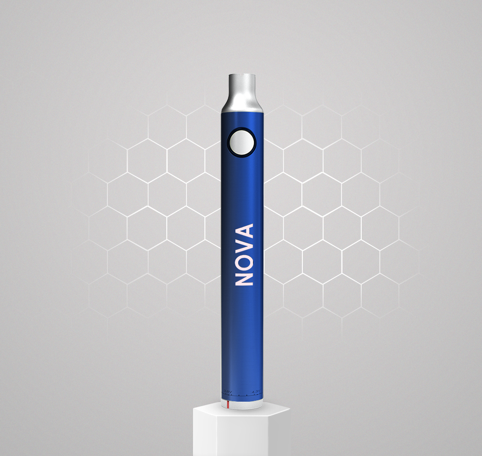 Nova-Twist-Golden-Blue-Podium-510-Vape-Battery-Cannabis-vaporiser-Canada