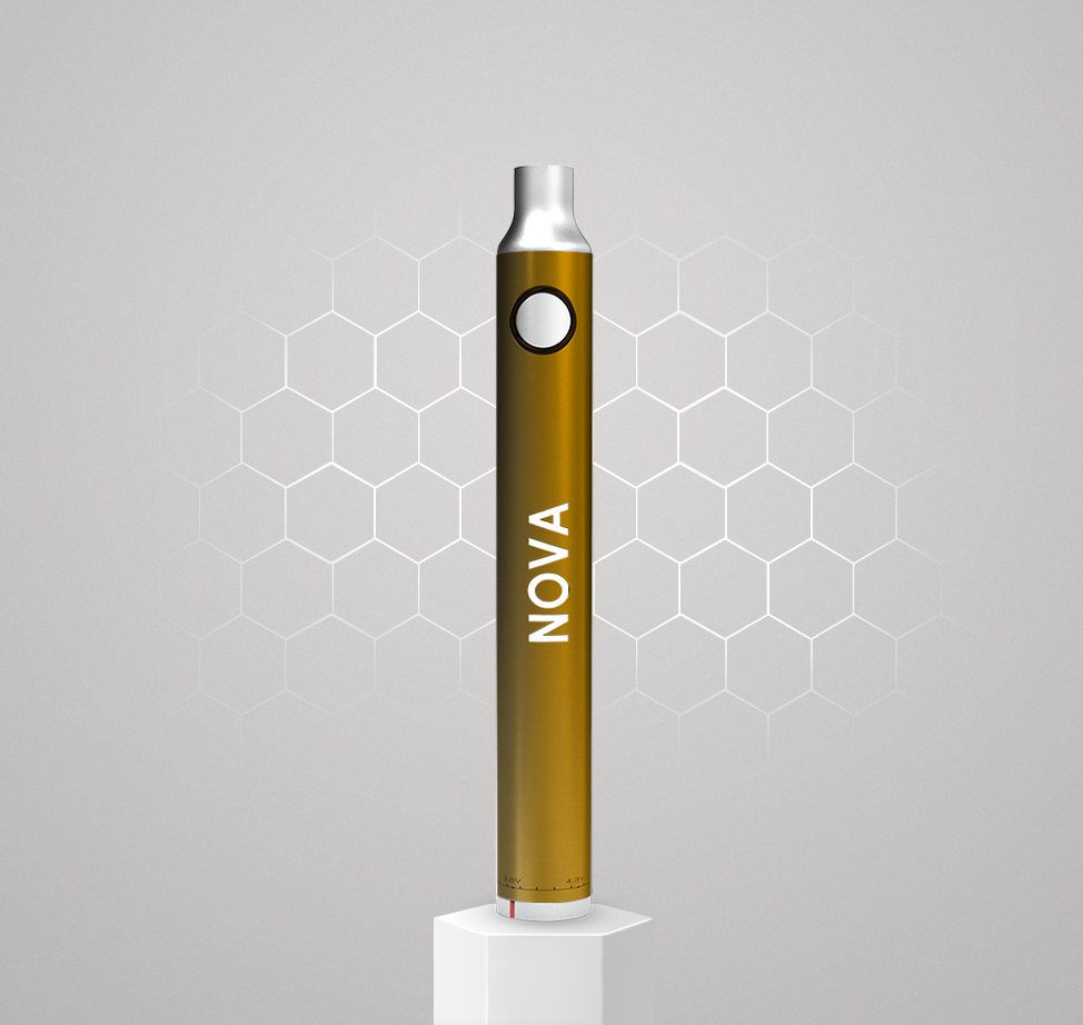 Nova-Twist-Golden-Yellow-2-510-Vape-Battery-Cannabis-vaporiser-Canada