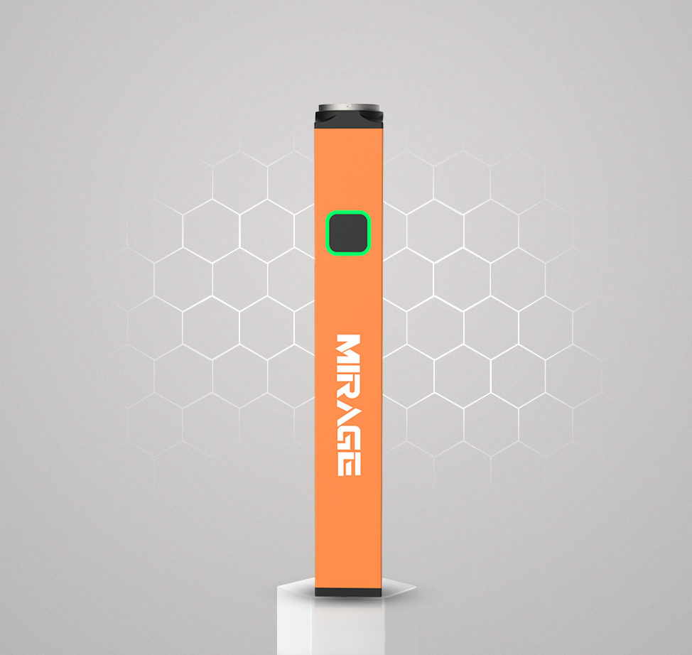 Nova-mirage-orange-podium-510-Vape-Battery-Cannabis-vaporiser-Canada